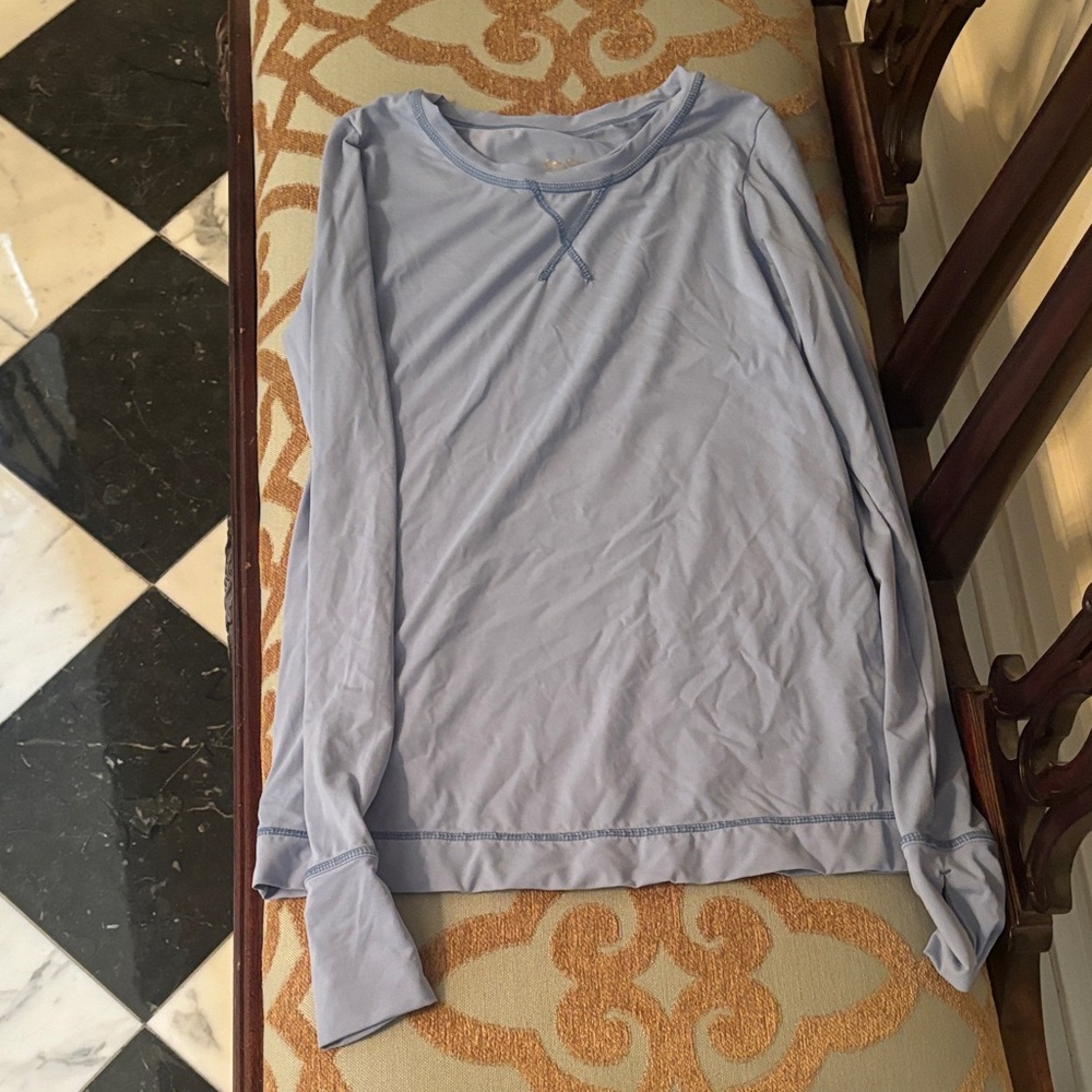Lilly Pulitzer athletic Light Blue Long Sleeve Shirt size xxs